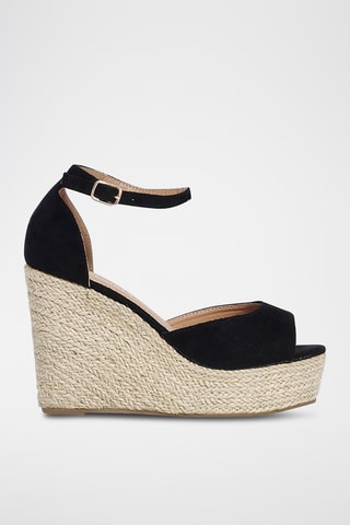 Espadrilles compensées - Noir