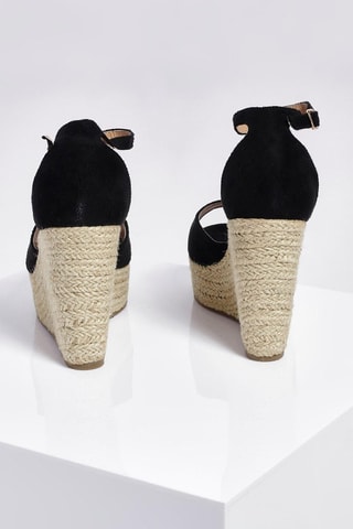 Espadrilles compensées - Noir