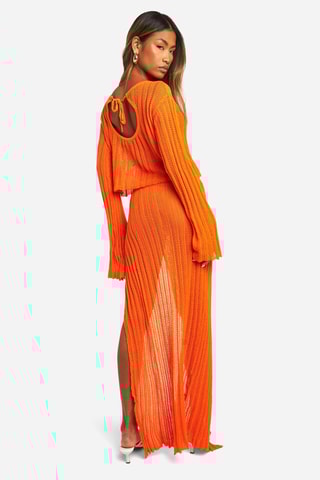 Top et jupe longue - Orange