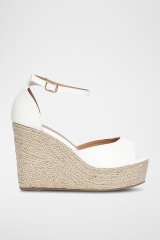 Espadrilles compensées - Blanc