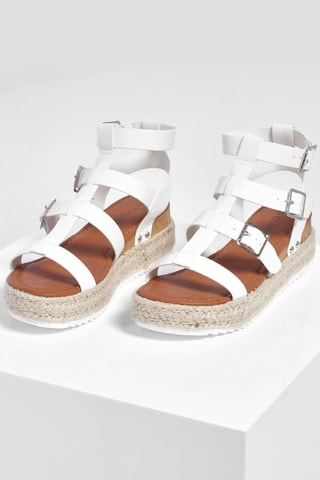 Sandales plateformes - Blanc