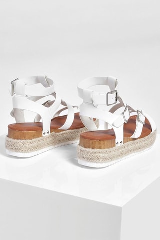 Sandales plateformes - Blanc