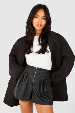 Short taille haute - Noir