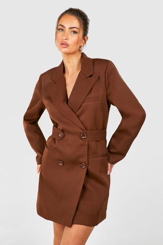 Robe chemise - Marron