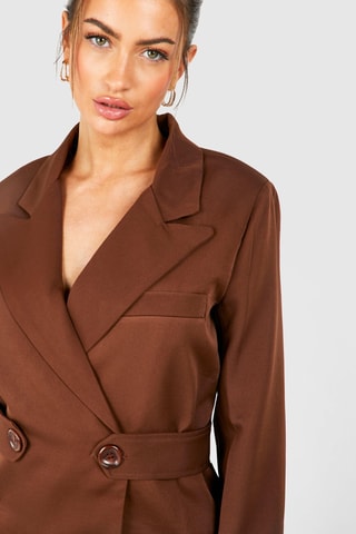 Robe chemise - Marron