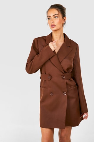Robe chemise - Marron