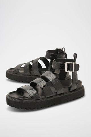 Sandales plateformes - Noir