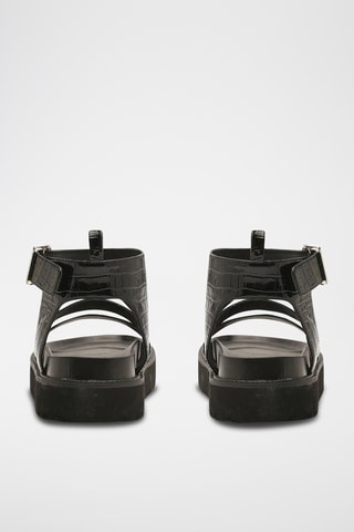 Sandales plateformes - Noir