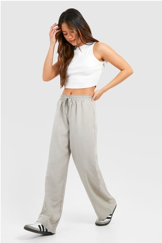 Pantalon droit - Gris