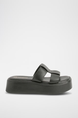 Mules plateformes - Noir