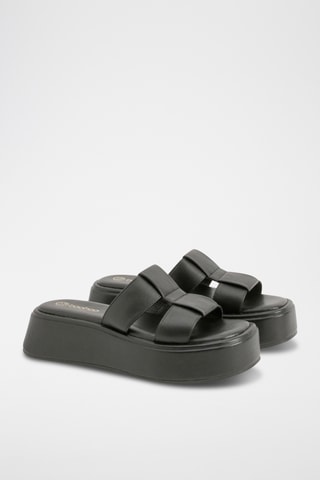 Mules plateformes - Noir