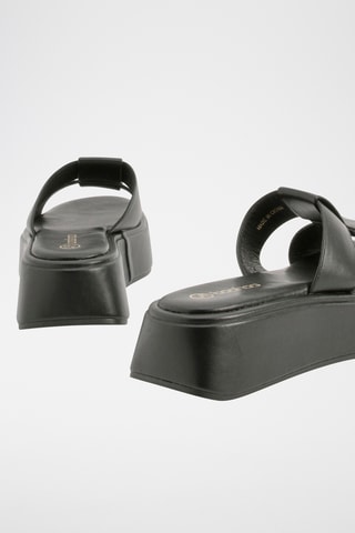Mules plateformes - Noir