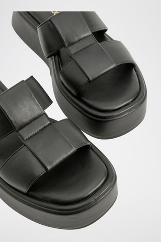 Mules plateformes - Noir