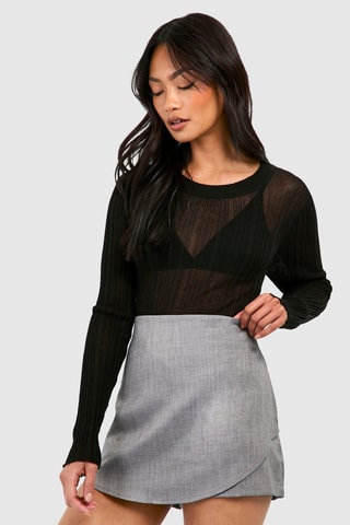 Jupe-short - Gris