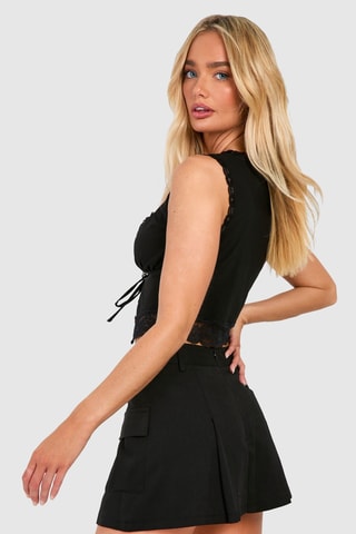 Jupe-short - Noir
