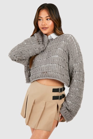 Jupe-short - Beige