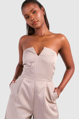 Combinaison bustier - Beige