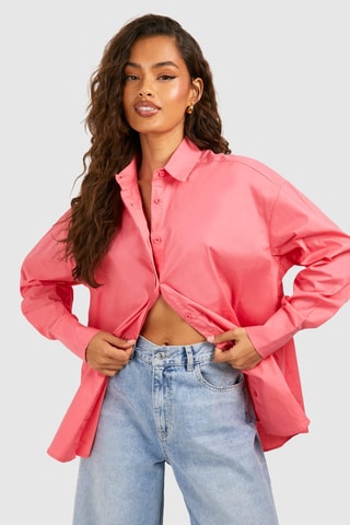 Chemisier oversize - Rose