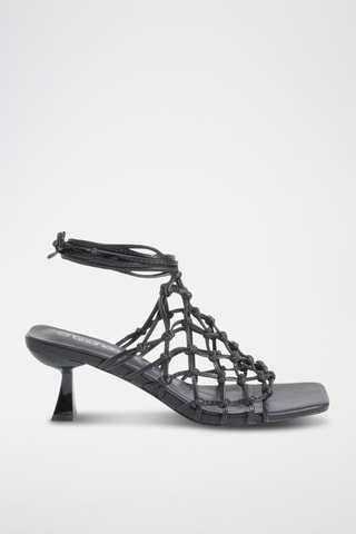 Sandales à talons - Noir