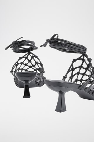 Sandales à talons - Noir