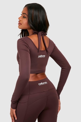 Crop top - Marron