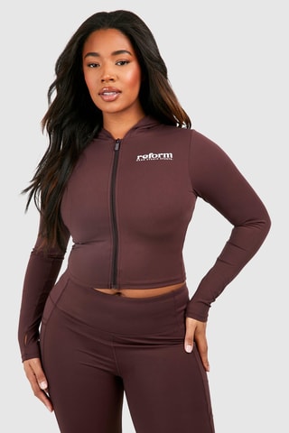 Veste à capuche - Marron