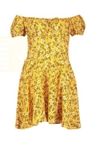 Robe patineuse - Jaune