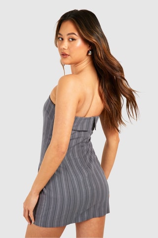 Robe bustier - Gris