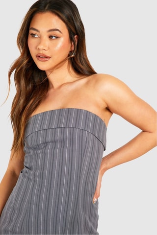 Robe bustier - Gris