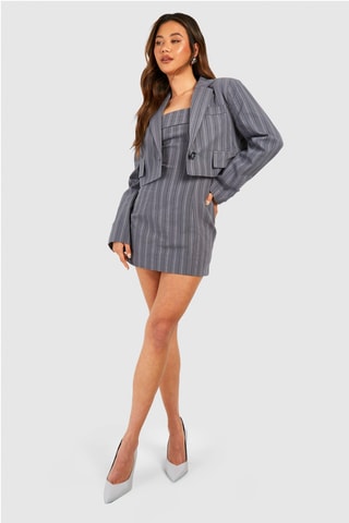 Robe bustier - Gris