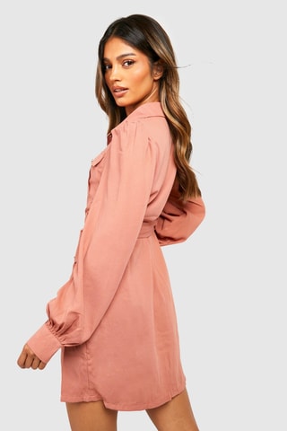 Robe chemise - Rose
