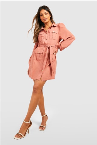 Robe chemise - Rose