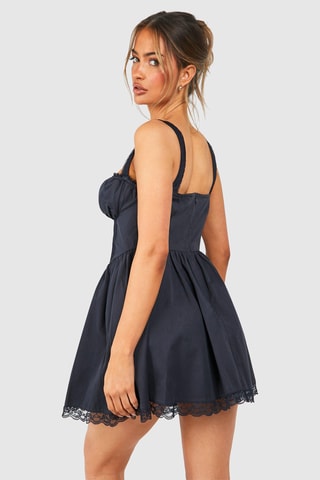 Robe patineuse - Bleu marine