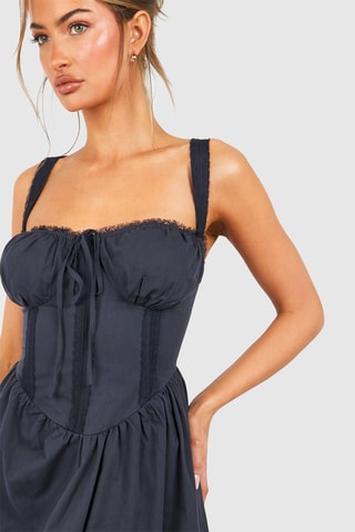 Robe patineuse - Bleu marine