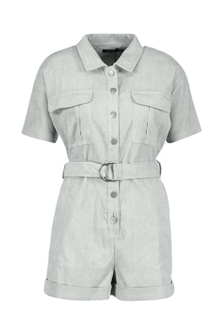 Combishort - Bleu-gris