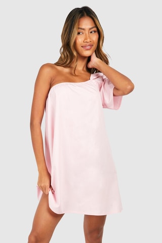 Robe asymétrique - Rose