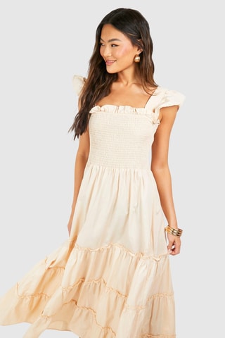 Robe longue - Beige