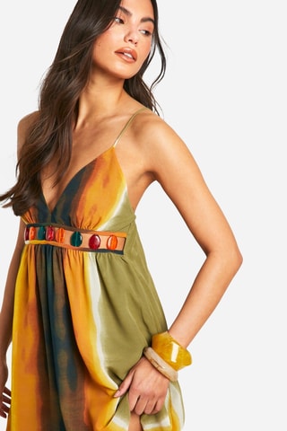 Robe droite - Vert olive