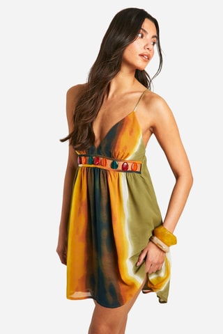 Robe droite - Vert olive