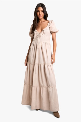 Robe longue - Beige