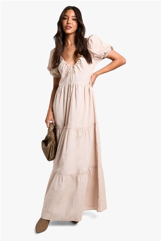 Robe longue - Beige