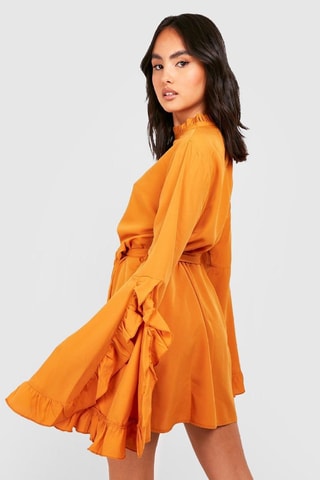Robe droite - Moutarde