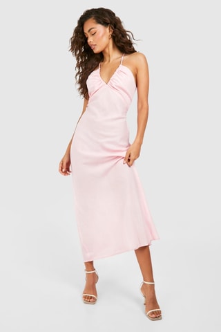 Robe midi - Rose