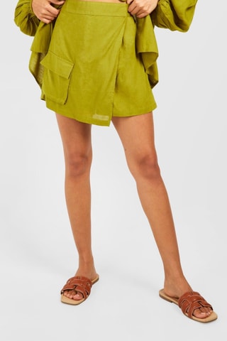 Jupe-short - Kaki