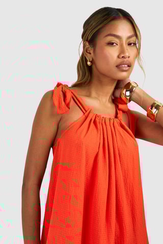 Robe longue - Orange