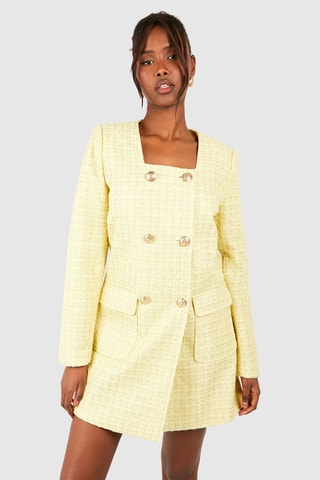 Robe chemise - Jaune