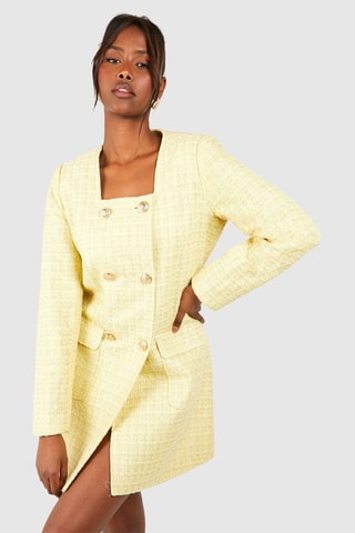 Robe chemise - Jaune