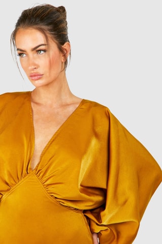 Robe longue - Moutarde