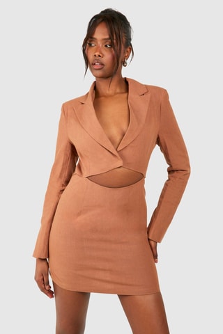 Robe patineuse - Marron