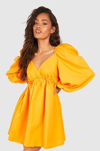 Robe patineuse - Orange